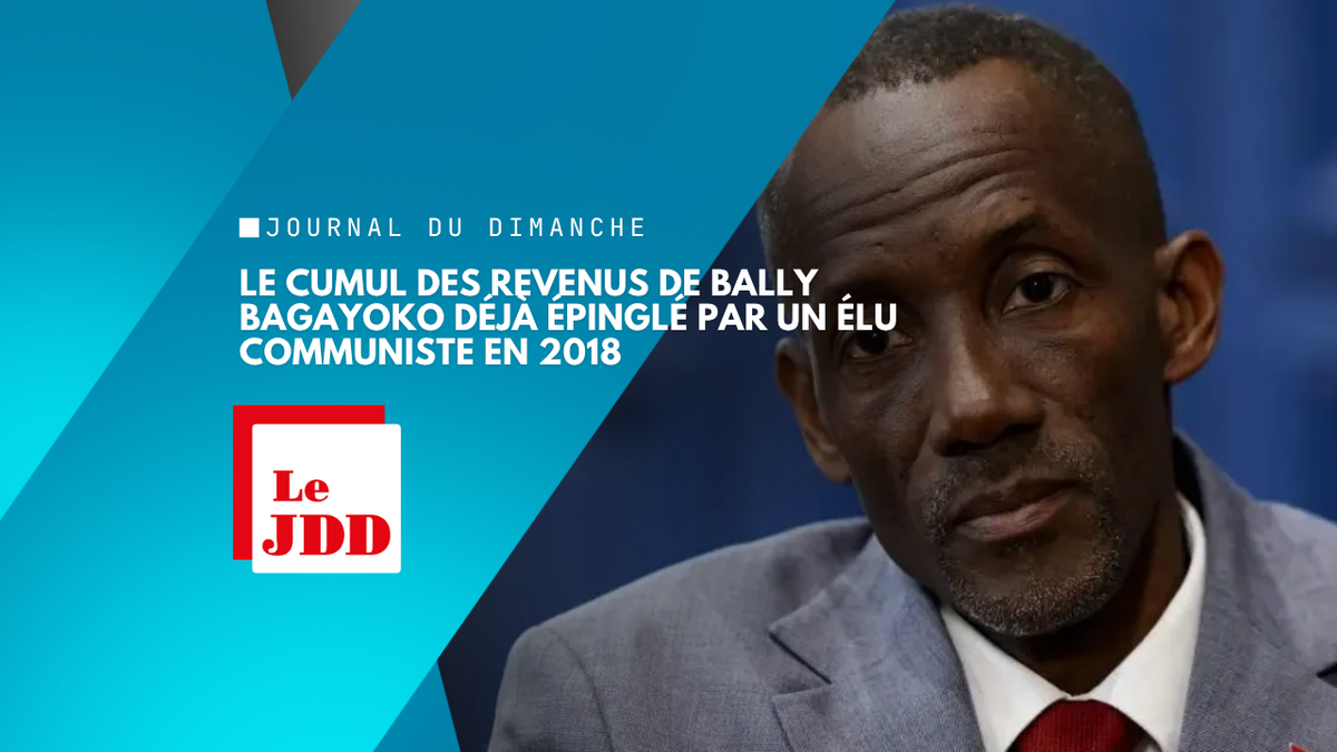 Le cumul des revenus de Bally Bagayoko déjà épinglé par un élu communiste en 2018
