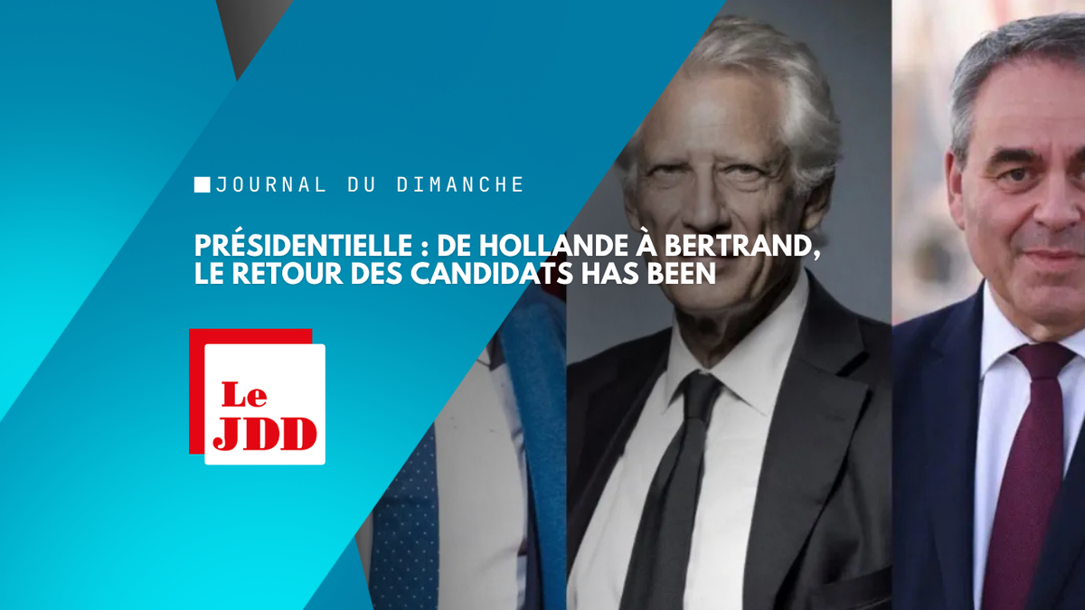 Présidentielle : de Hollande à Bertrand, le retour des candidats has been