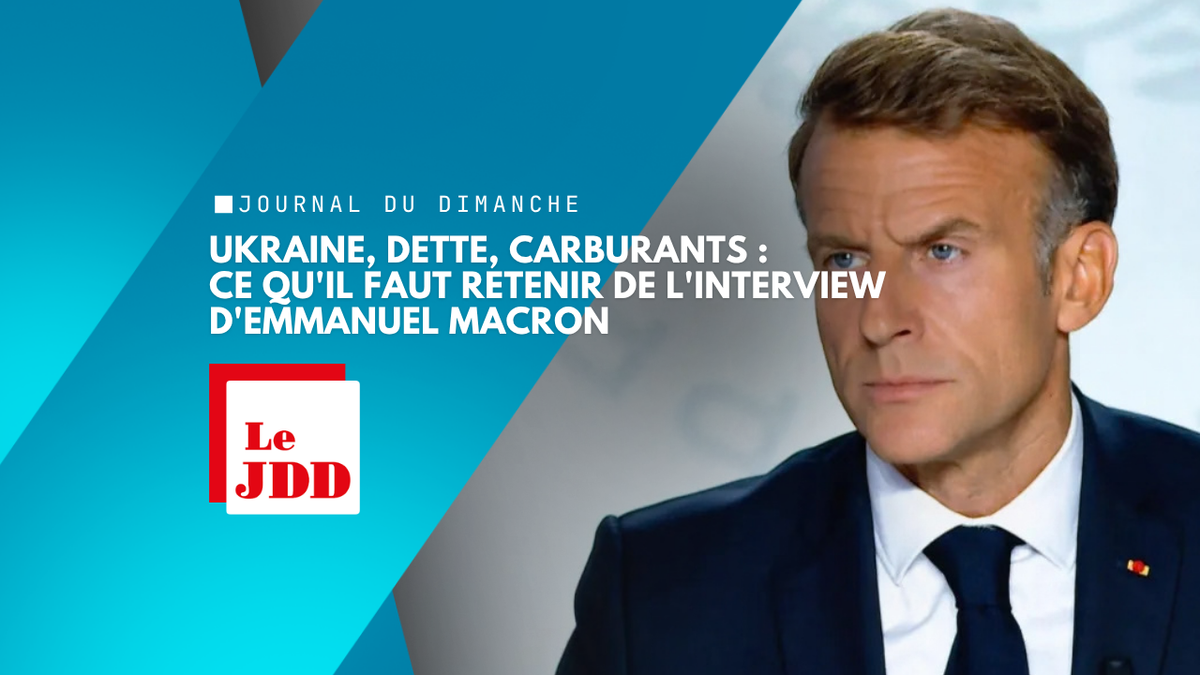 Ukraine, dette, carburants : ce qu'il faut retenir de l'interview d'Emmanuel Macron