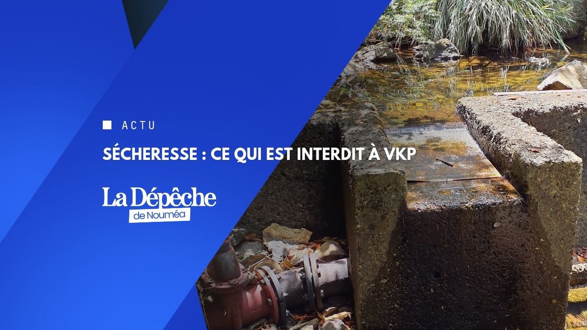 Plus d’eau à VKP ? L’alerte tombe