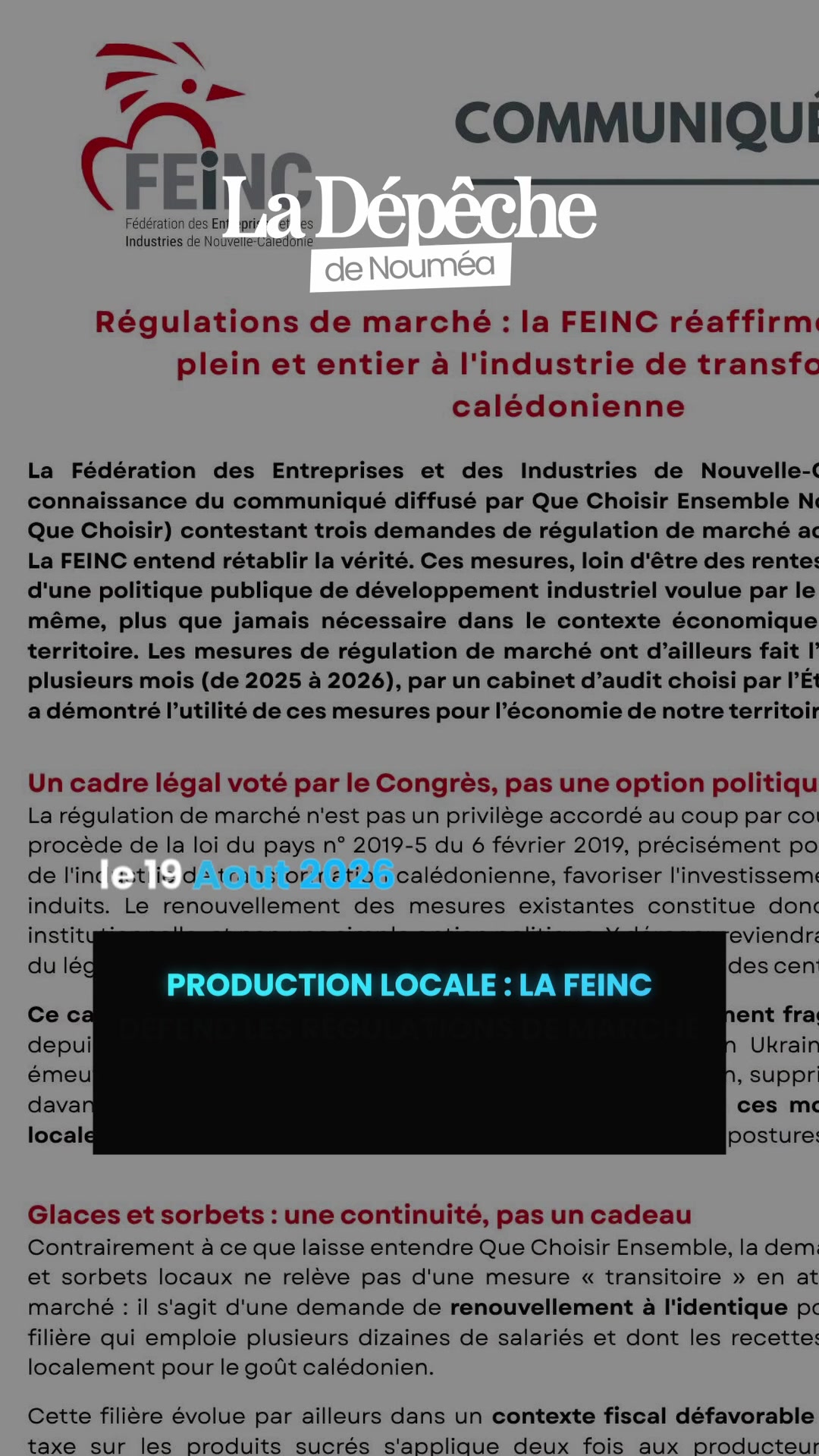 Glaces, lunettes, textile : la guerre des chiffres entre la FEINC et les consommateurs éclate au grand jour !      📎 Lien en bio