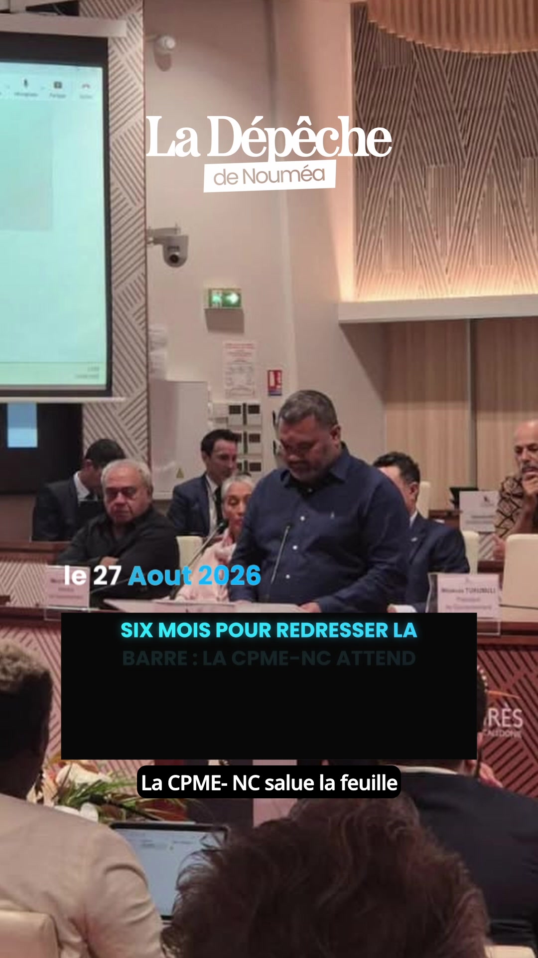 6 mois pour sauver l'économie calédonienne : le patronat donne son verdict sur le plan choc du gouvernement 👀      📎 Lien en bio