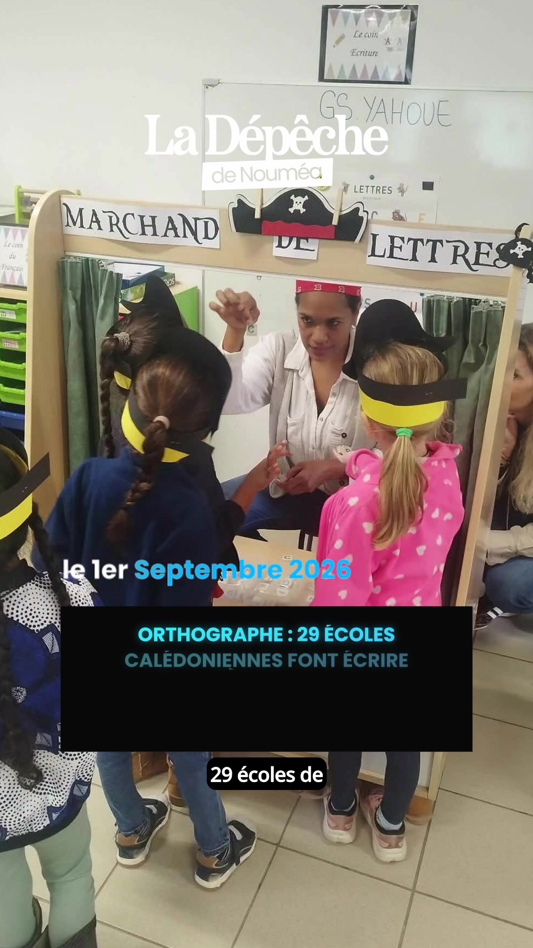 29 écoles calédoniennes font écrire leurs élèves de 5 ans avant même qu'ils sachent lire, découvrez cette pédagogie qui change tout !      📎 Lien en bio