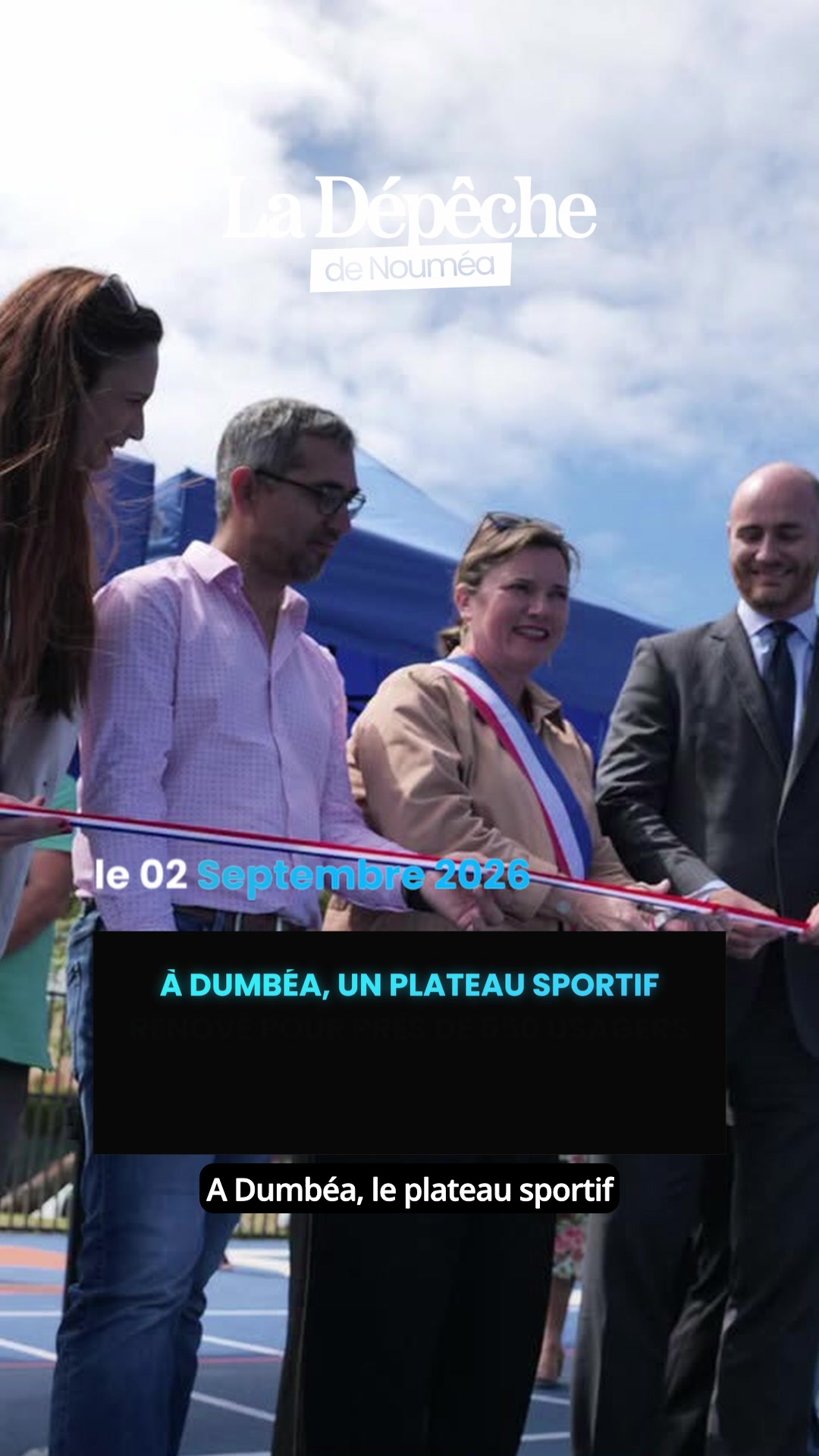 Un vieux terrain de sport transformé grâce à 11 millions de francs : voici comment l'État et la mairie de Dumbéa ont redonné vie à ce quartier 👇      📎 Lien en bio
