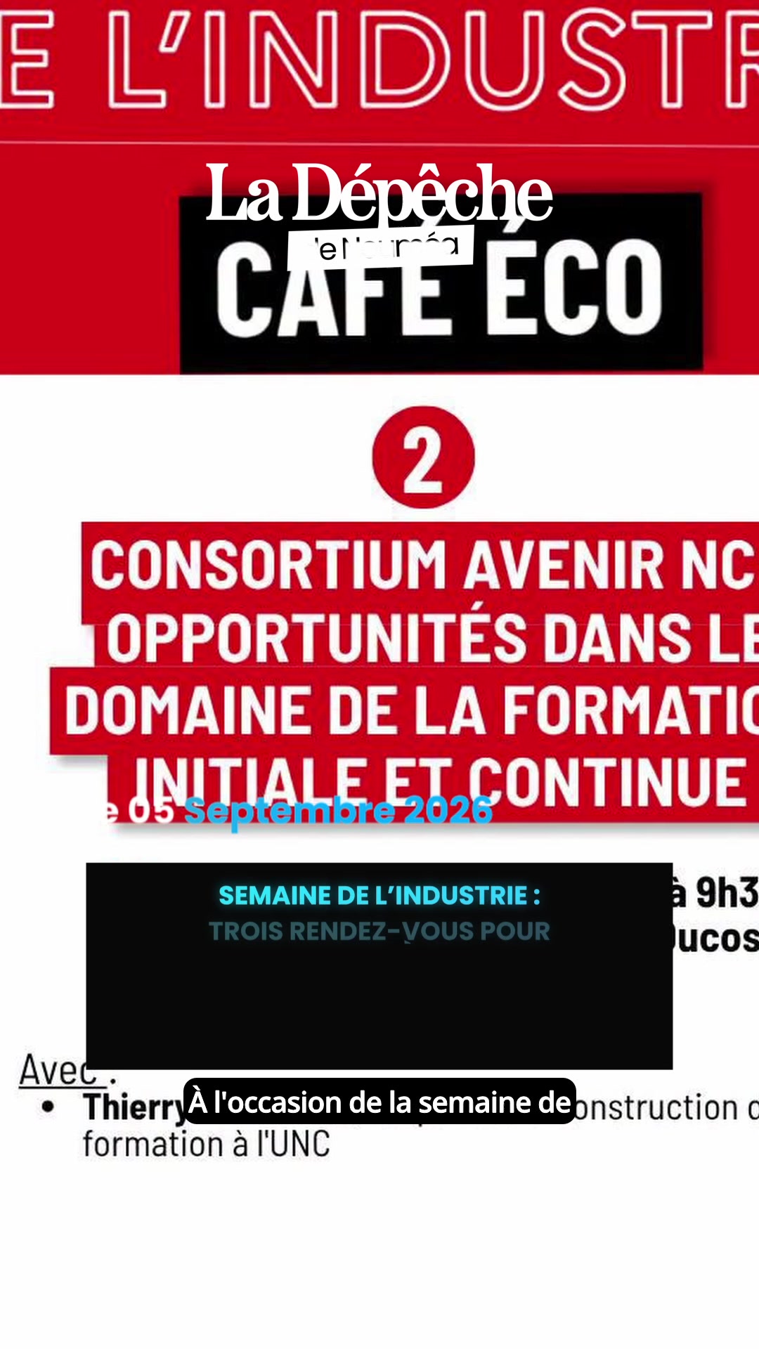 3 rendez-vous, 1h30 chrono, et toute l'économie calédonienne sur la table : la FEINC ouvre ses Café Éco du 7 au 19 septembre, gratuits et ouverts à tous !      📎 Lien en bio