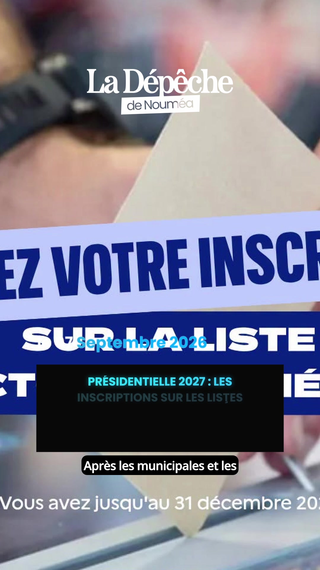 ⏰ 31 décembre 2026, retenez cette date : après, impossible de voter à la présidentielle 2027, alors vérifiez votre inscription MAINTENANT.      📎 Lien en bio