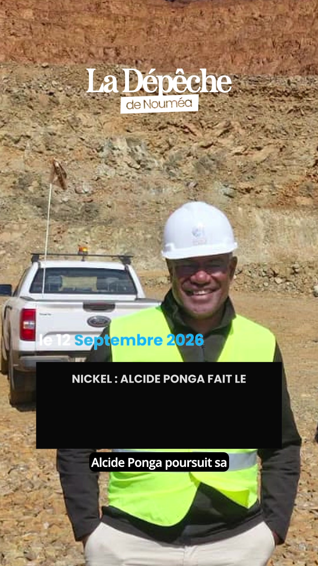 Alcide Ponga sur le terrain : le nickel calédonien se décide aussi à Thio, Kouaoua, Houaïlou et Canala, pas que dans les bureaux de Nouméa !      📎 Lien en bio