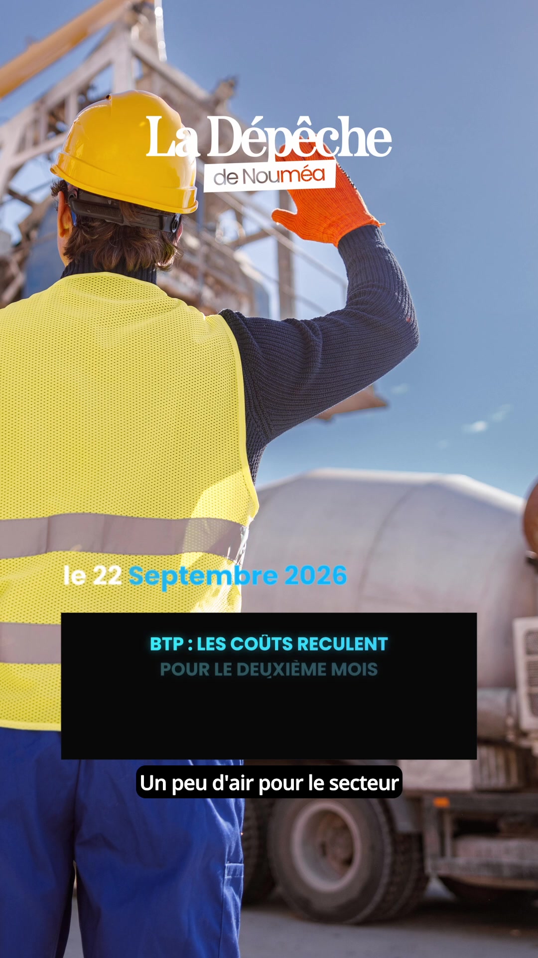 Le gazole plonge de 17% en un mois et tout le BTP calédonien respire enfin, mais est-ce vraiment durable ?      📎 Lien en bio