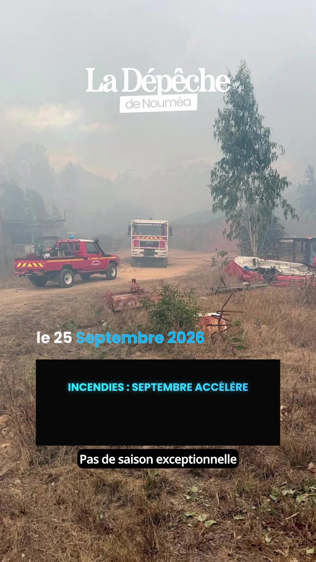 🔥 En 3 semaines, le nombre de feux a plus que doublé en Nouvelle-Calédonie et la moitié de la saison reste encore à venir !      📎 Lien en bio