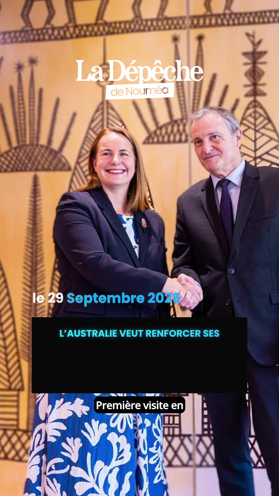 Travailler en Australie sans quitter la Nouvelle-Calédonie ? Une ministre australienne est venue en personne poser les bases, on vous explique tout 👇      📎 Lien en bio