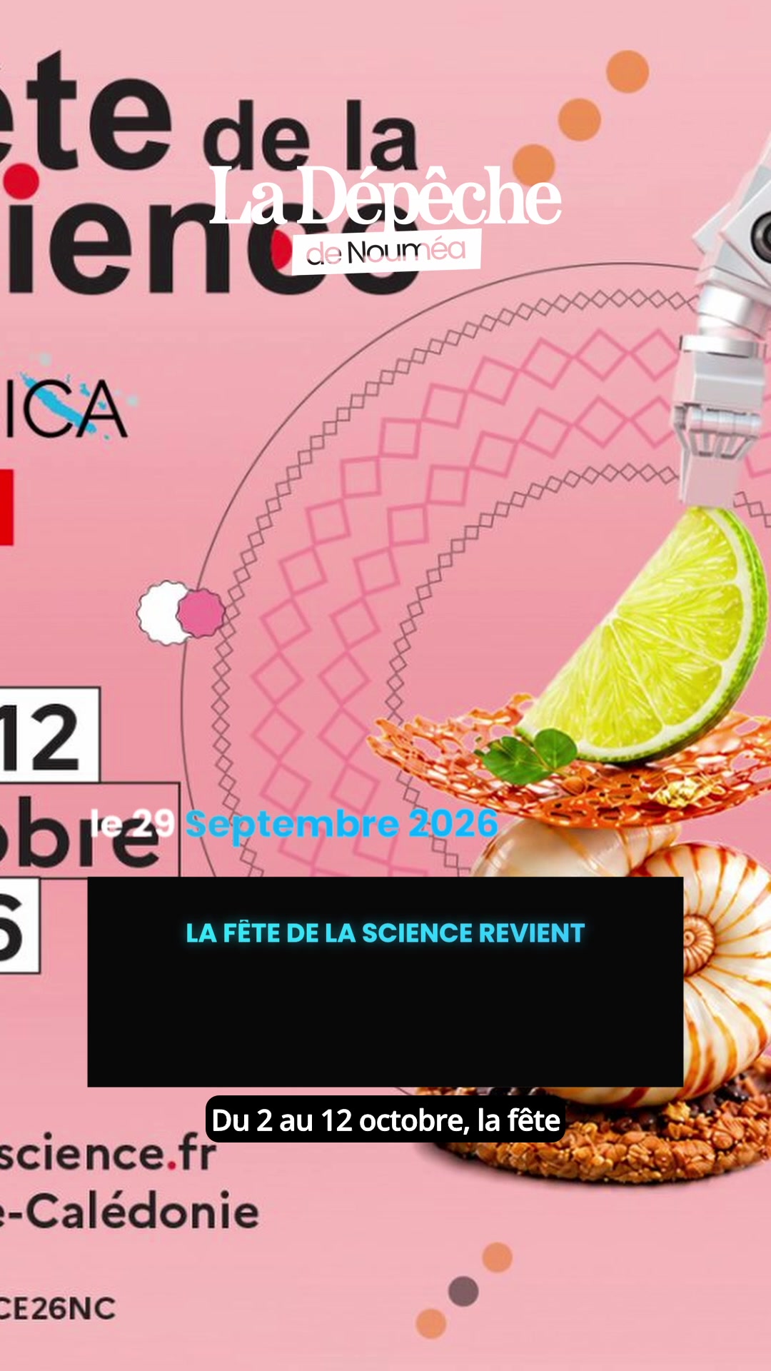 40 événements, 13 communes, 0 franc à payer : la science se met à table en Calédonie et vous êtes invités !      📎 Lien en bio