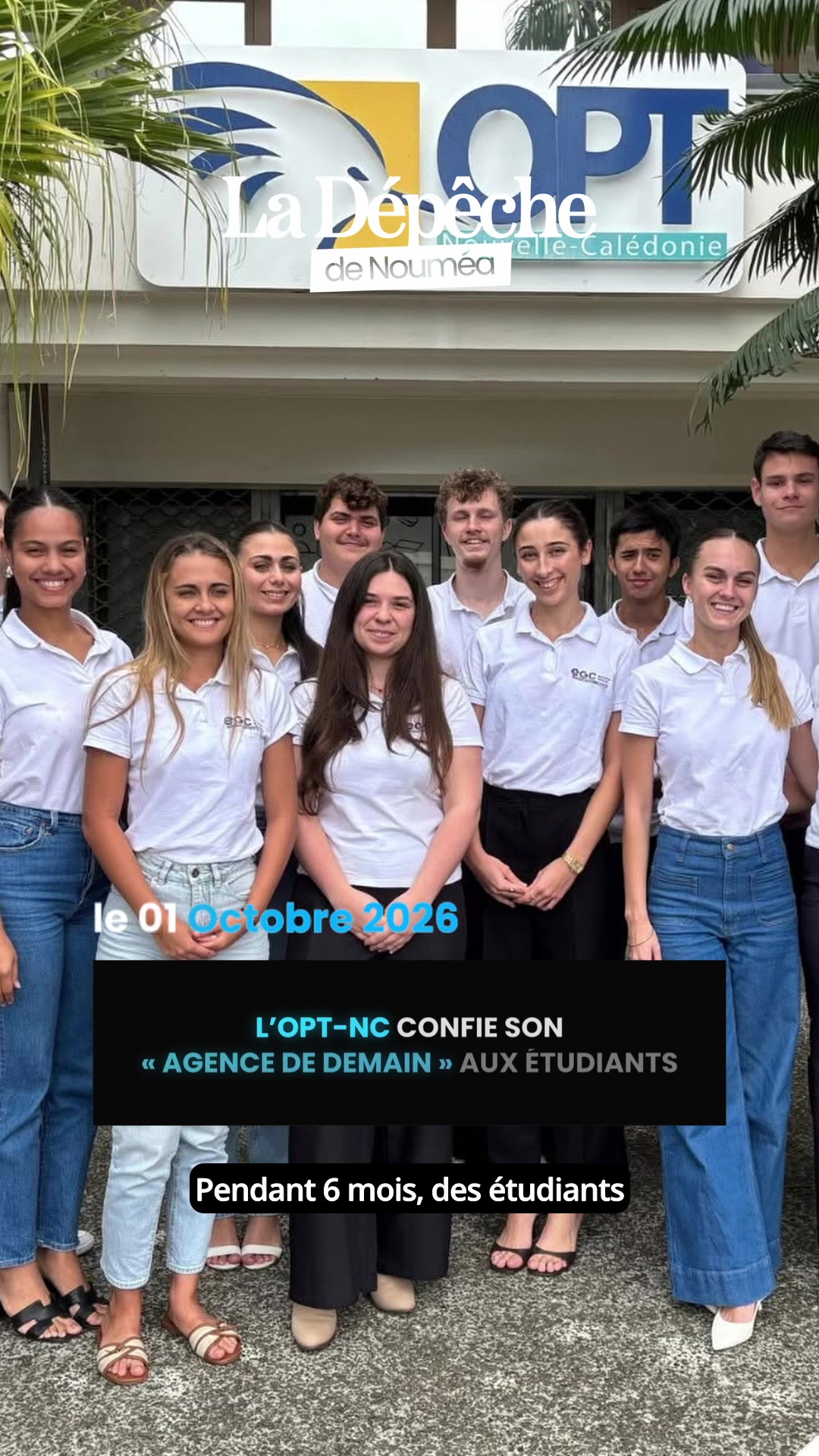 Des étudiants calédoniens ont planché 6 mois sur l'agence OPT-NC de demain, et le résultat a bluffé tout un CODIR !      📎 Lien en bio