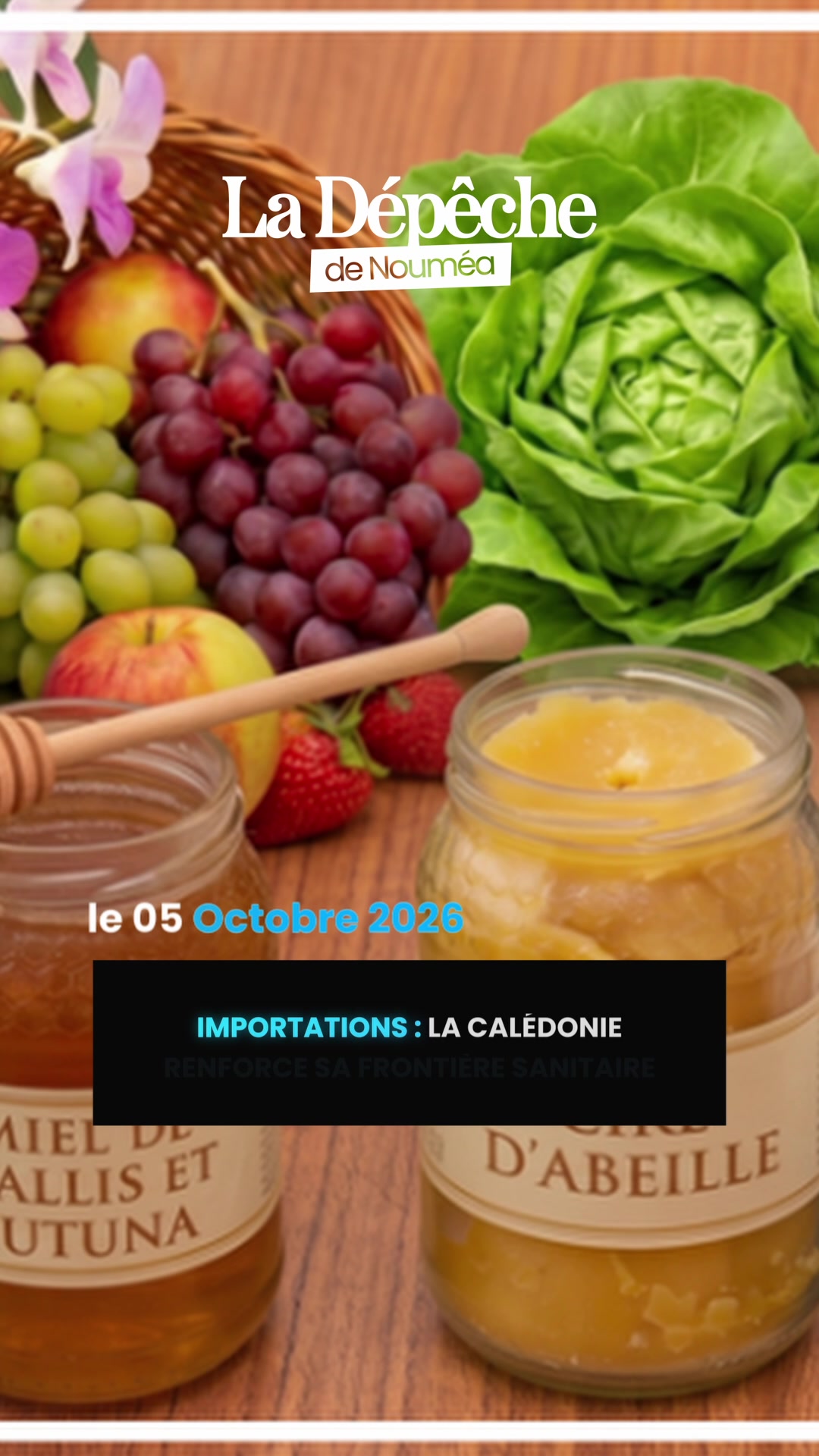 Importateurs, retenez le 19 octobre 2026 : les règles sanitaires évoluent pour faire entrer vos produits en Calédonie !     📎 Lien en bio