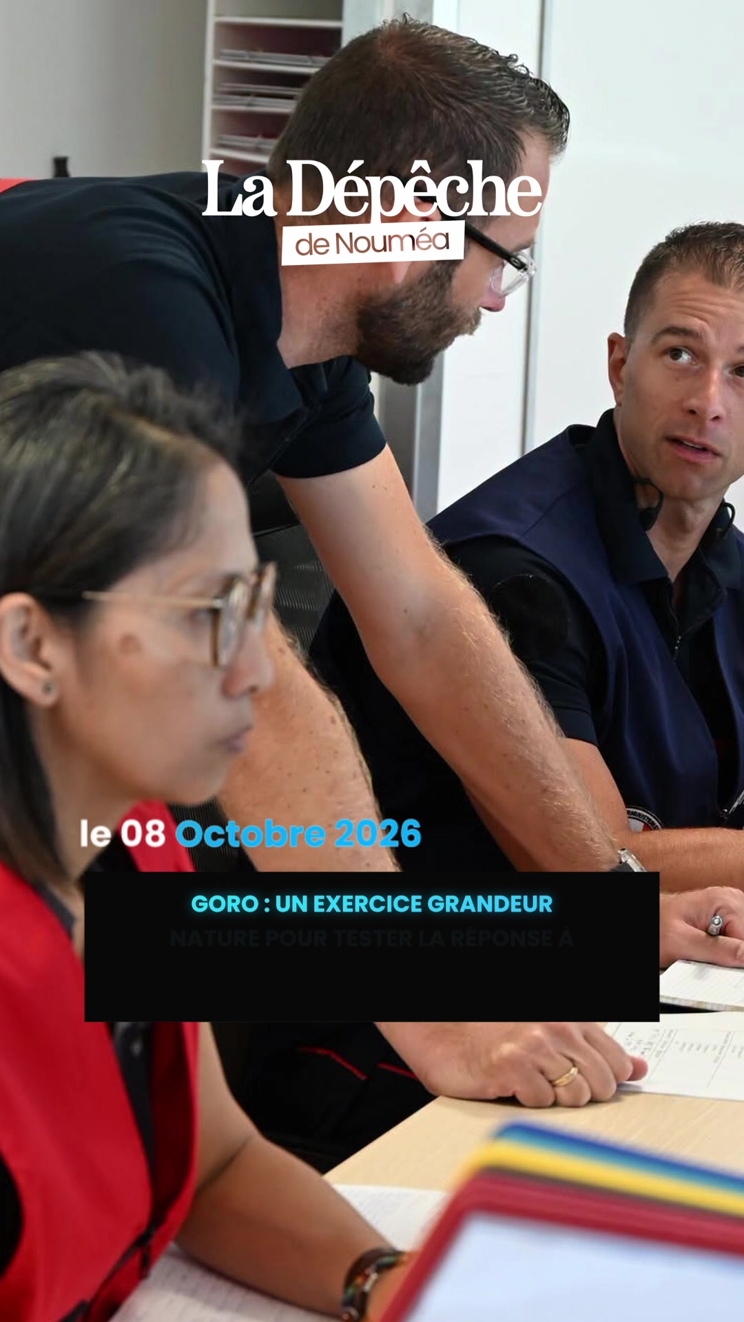 Sirènes à Prony : les secours se mobilisent pour un exercice grandeur nature face au risque d’accident industriel !      📎 Lien en bio