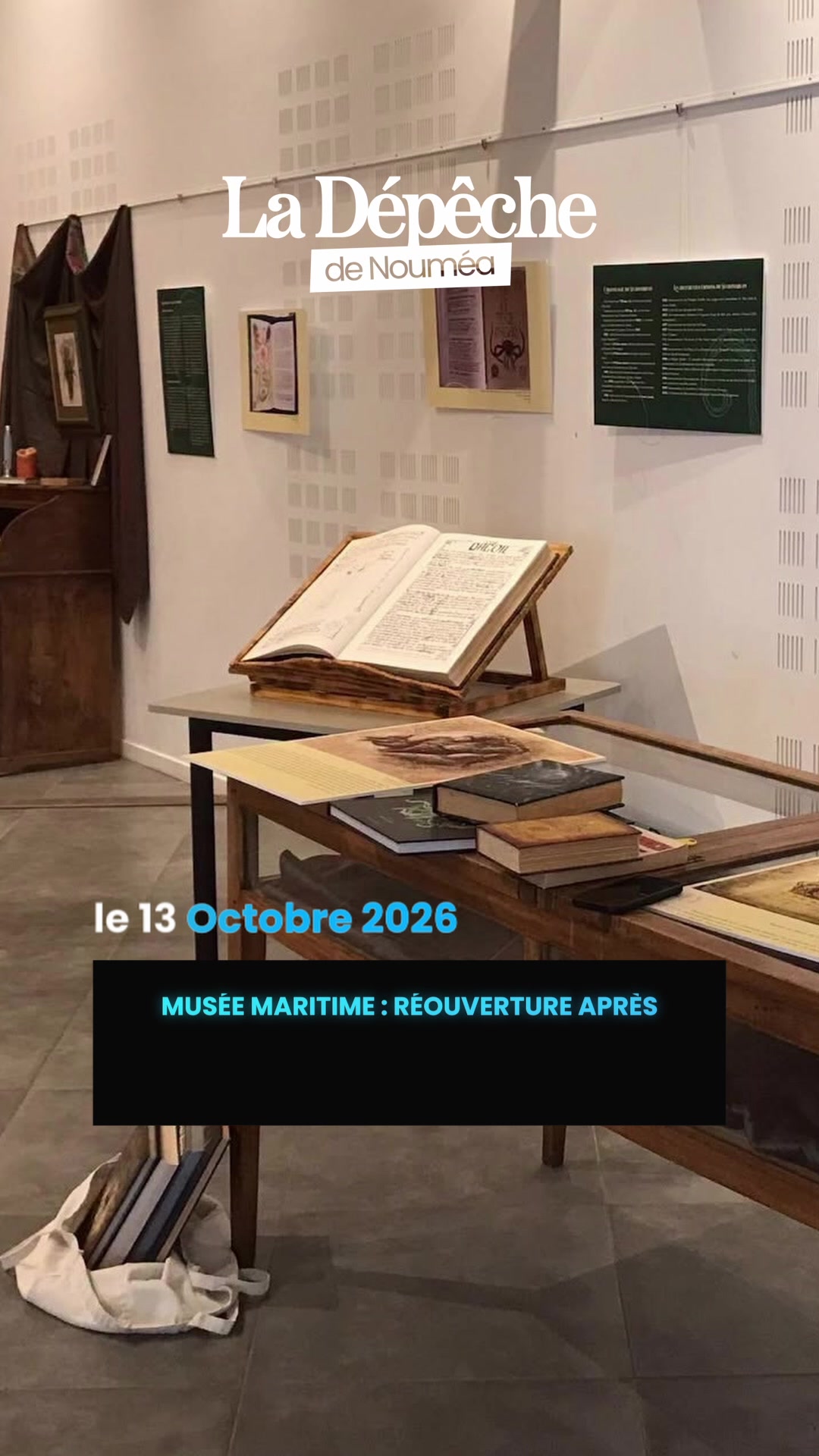 Le Musée maritime rouvre après six semaines de travaux, et un monstre des abysses vous y attend ! 🐙     📎 Lien en bio