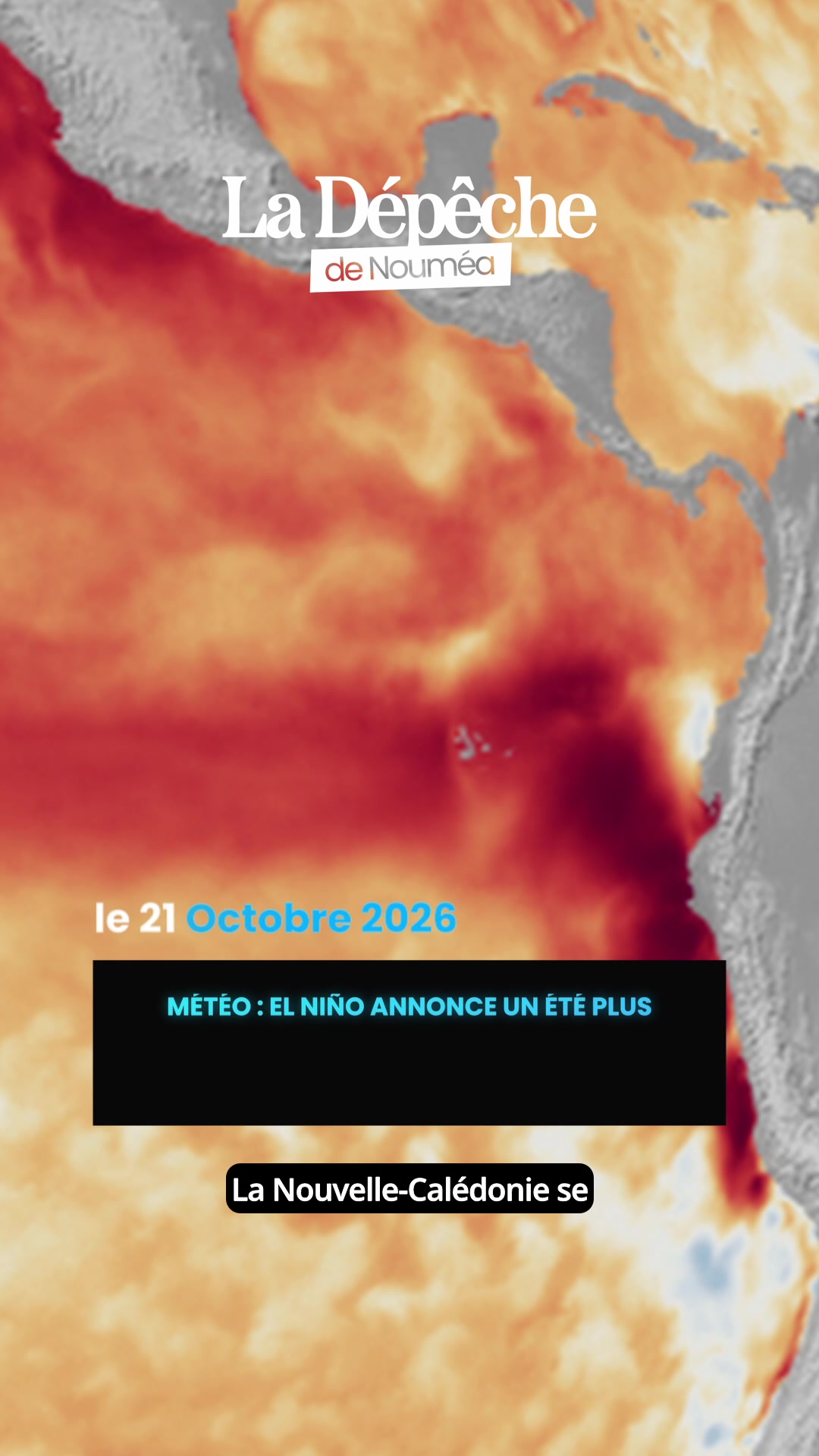 El Niño monte en puissance : vers un été plus chaud et plus sec sur le Caillou ? ☀️     📎 Lien en bio