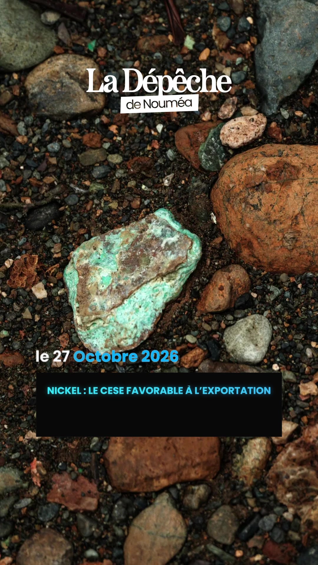 Exporter les minerais laissés de côté pour soulager la filière nickel : le CESE dit oui, mais pose ses conditions !     📎 Lien en bio