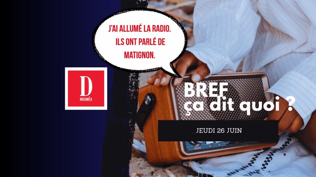 J’ai allumé la radio. Ils ont parlé de Matignon