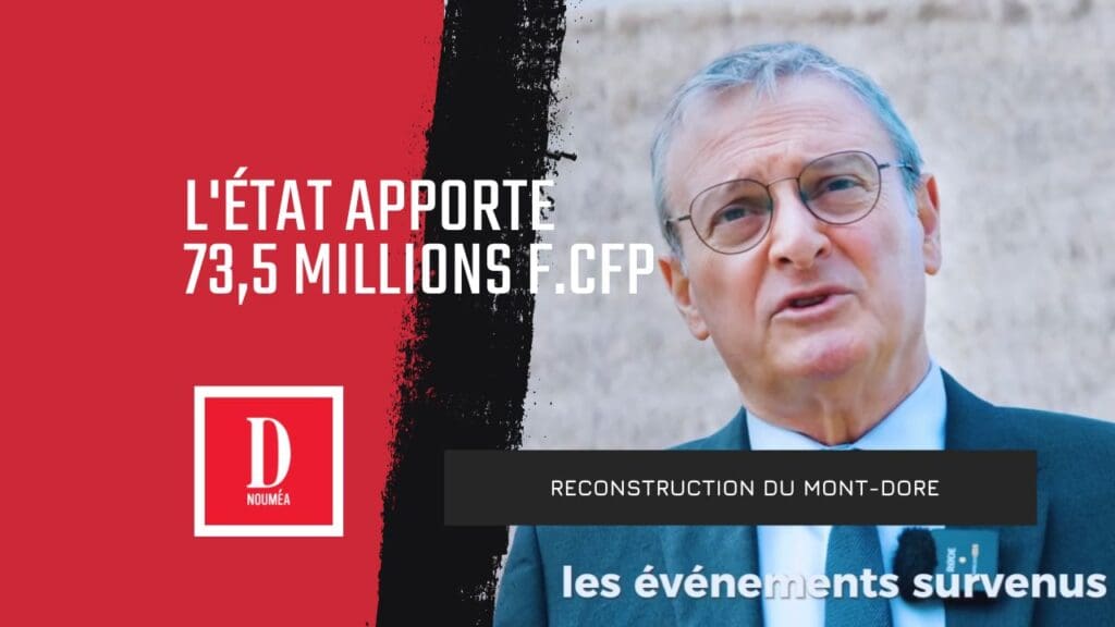 L’État apporte 73,5 millions F.CFP