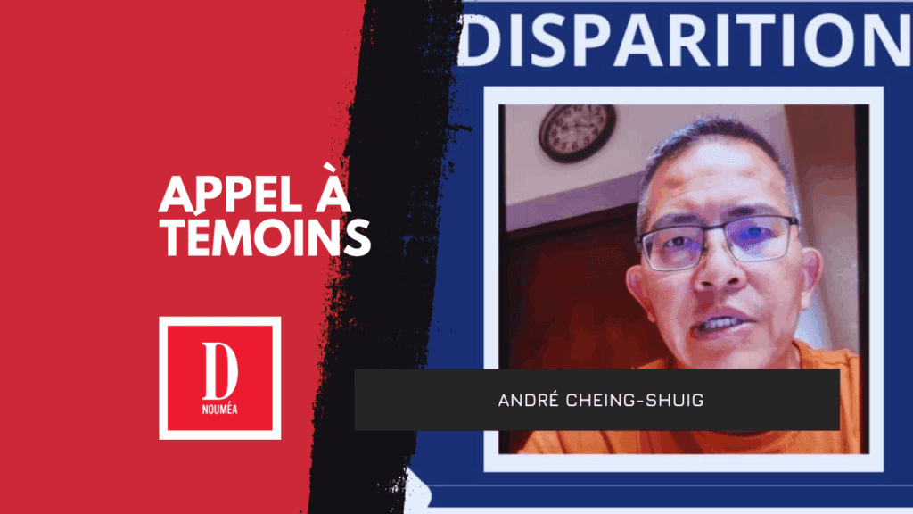 Appel à témoins pour retrouver André CHEING-SHUIG