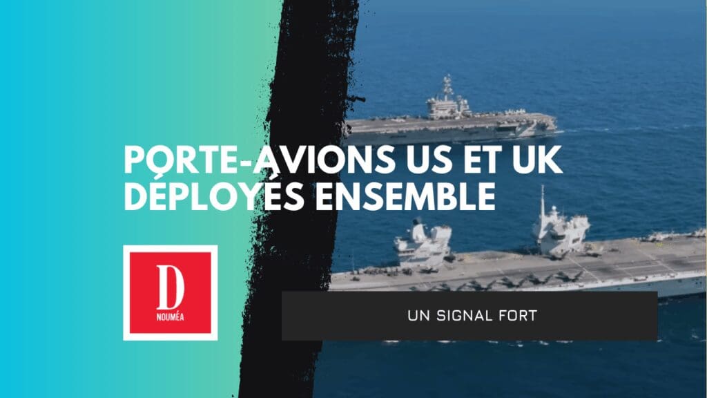 Deux porte-avions géants se croisent au large de l’Australie