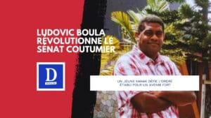 Ludovic Boula, 33 ans, est le plus jeune président du Sénat coutumier