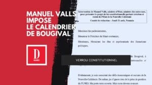 Manuel Valls recadre le FLNKS