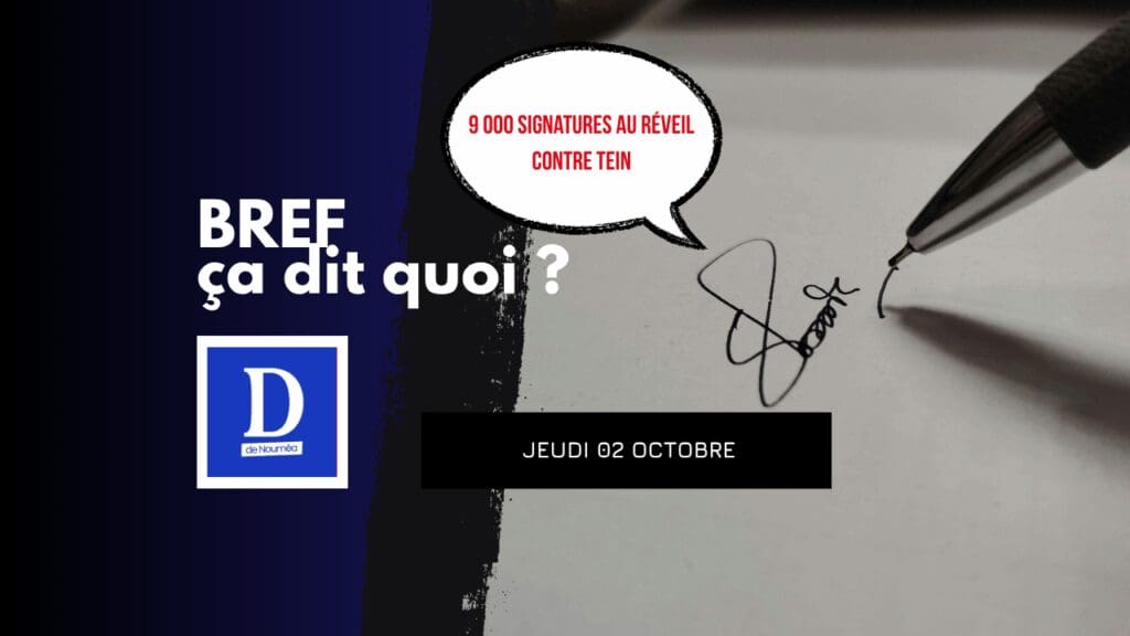9 000 signatures au réveil contre Tein