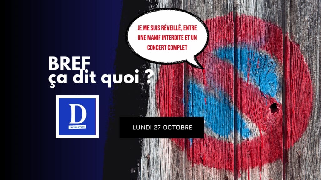 Je me suis réveillé, entre une manif interdite et un concert complet