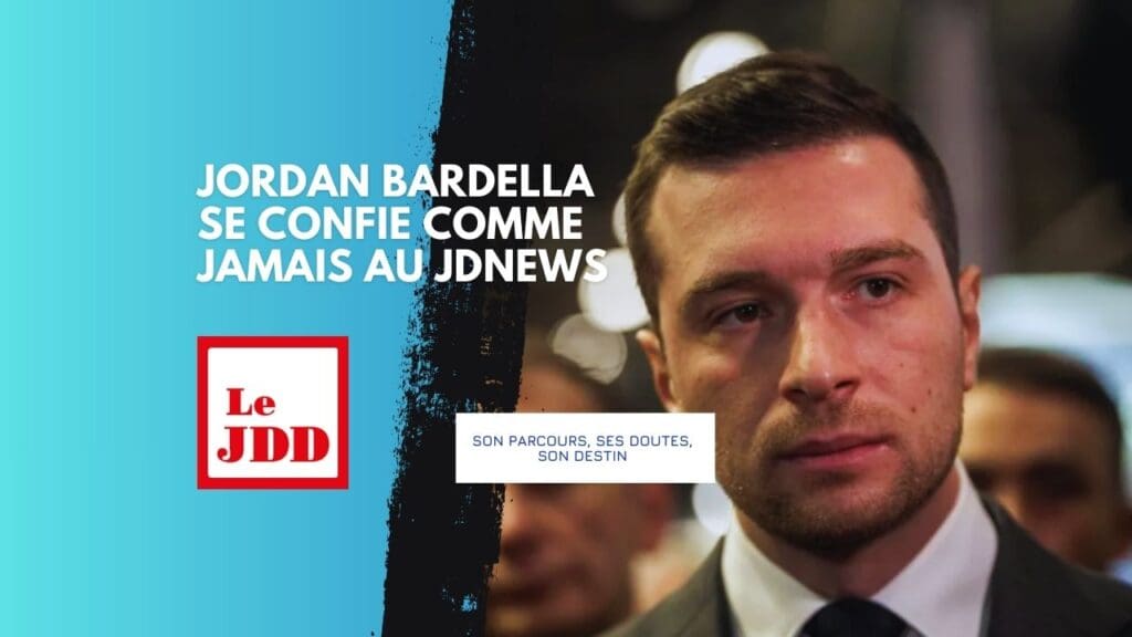 Jordan Bardella se confie comme jamais au JDNews