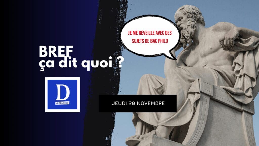 Je me réveille avec des sujets de bac philo
