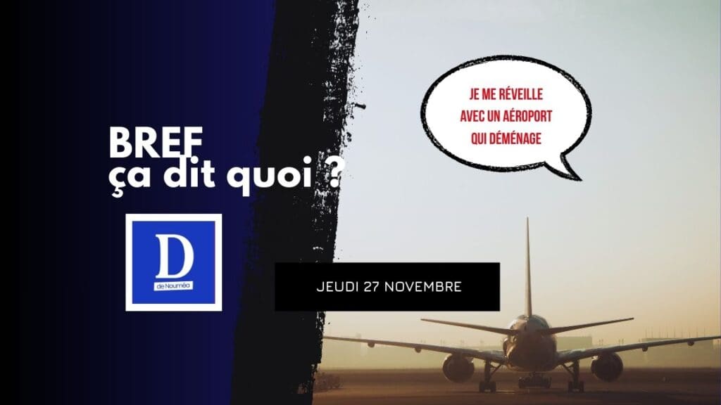 Je me réveille avec un aéroport qui déménage et une tortue qui replonge