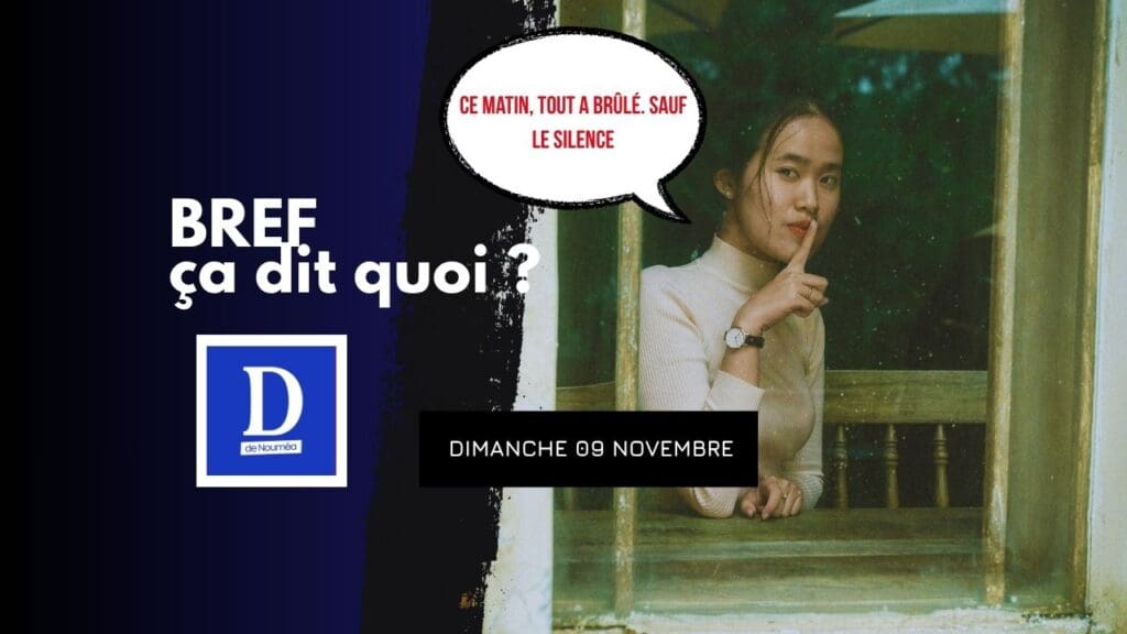 Ce matin, tout a brûlé. Sauf le silence