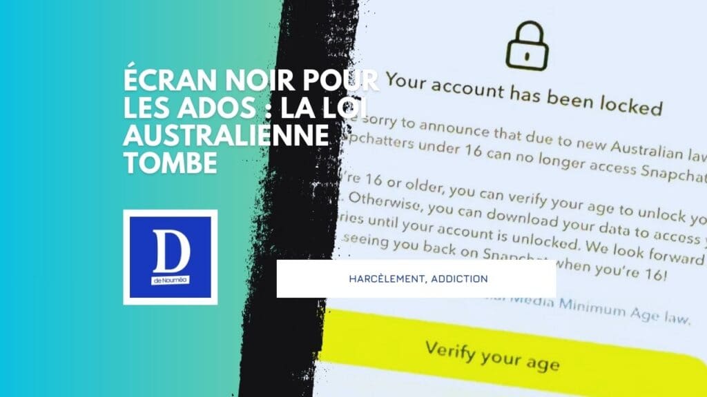 L’Australie débranche ses ados : rupture mondiale