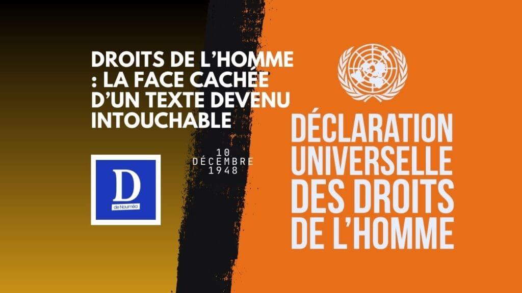 Les droits de l’homme ? Sans la France, ils n’existaient pas