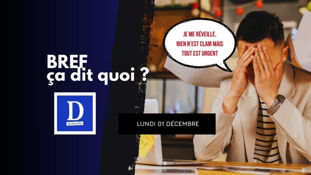 Je me réveille, rien n’est clair mais tout est urgent