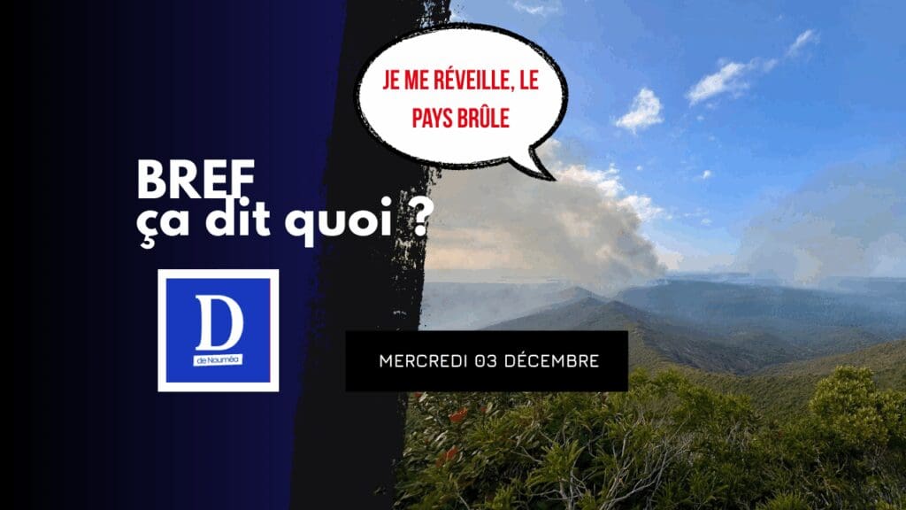 Je me réveille, le pays brûle