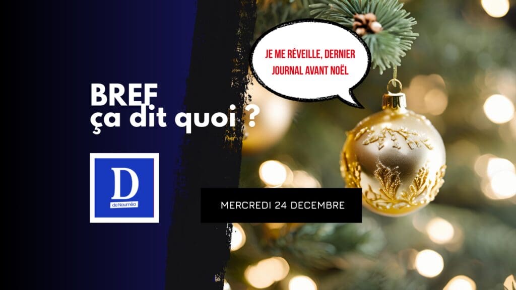 Je me réveille, dernier journal avant Noël